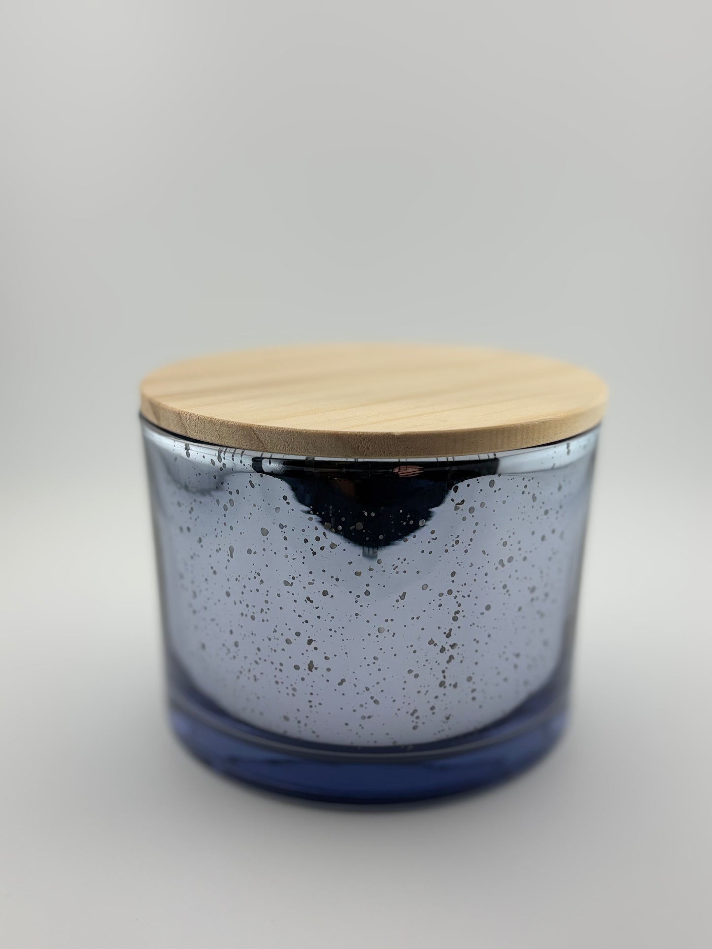 16oz Silver Speckle With Wood Lid