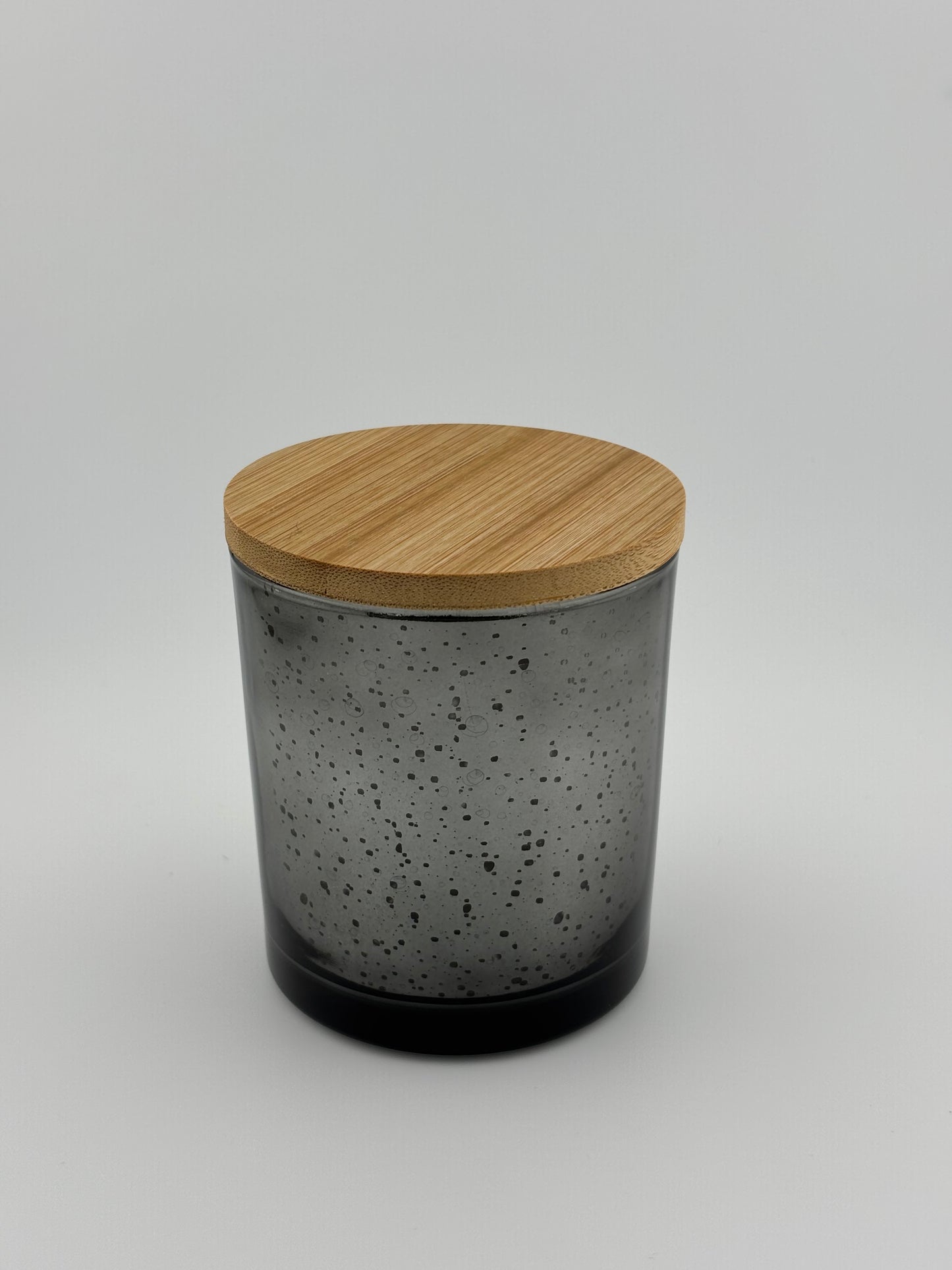 8oz Silver Speckle With Bamboo Lid
